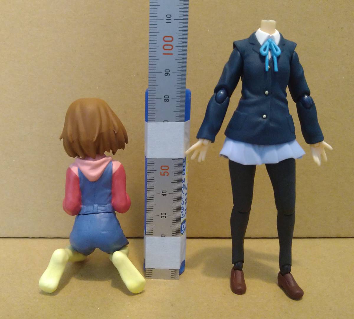 ジャンク figma 平沢唯 けいおん! ＋挿げ替え用改造フィギュアセット 