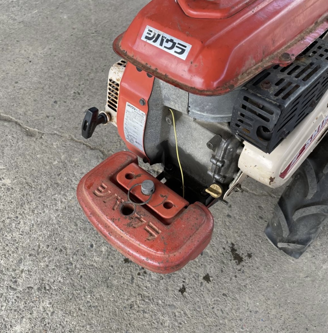 実働 動画有り シバウラ 管理機 KF500S 耕運機 ハンドル回動 現状品 