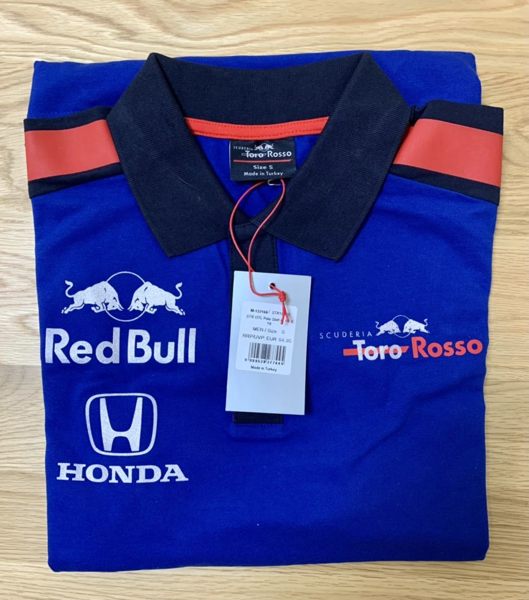 □新品・未使用 レッドブル トロロッソホンダ 2019 チームポロシャツ S