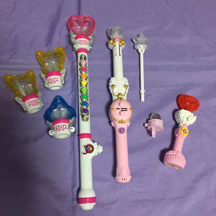 Y876 魔法つかいプリキュア リンクルステッキ フレッシュプリキュア フレッシュキュアスティック 現状渡し ジャンク品 プリキュア 売買されたオークション情報 Yahooの商品情報をアーカイブ公開 オークファン Aucfan Com