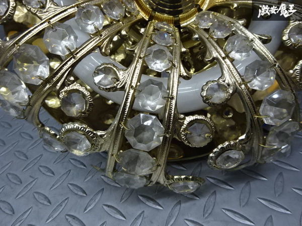 売り切り！メーカー不明 カルフォルニア バーニング シャンデリア 12V  