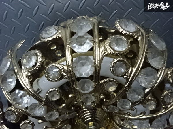 売り切り！メーカー不明 カルフォルニア バーニング シャンデリア 12V  