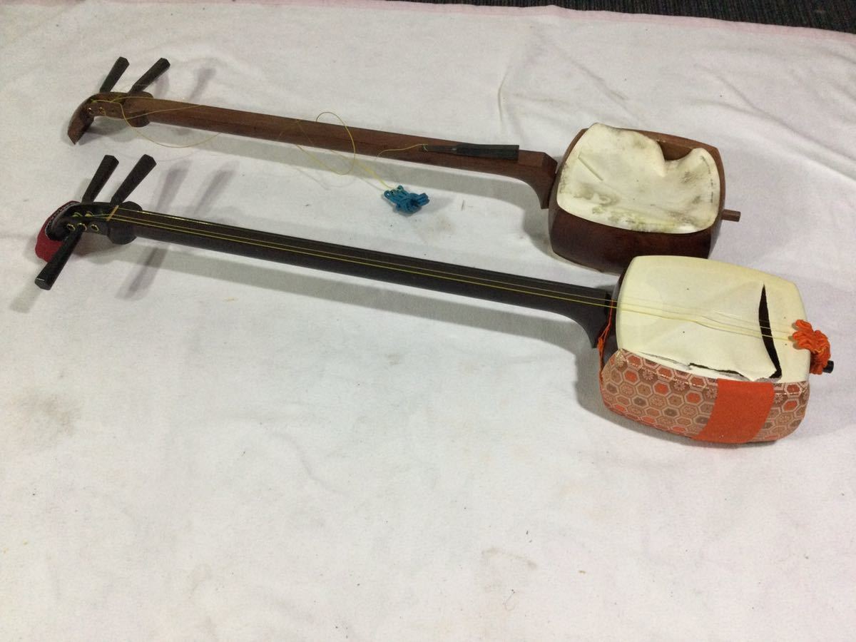 和楽器 三線 弦楽器 ジャンク 和楽器 三線 弦楽器 細密細工 和 心に