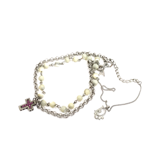 クリスチャンディオール シルバー色 アクセサリー ブレスレット 