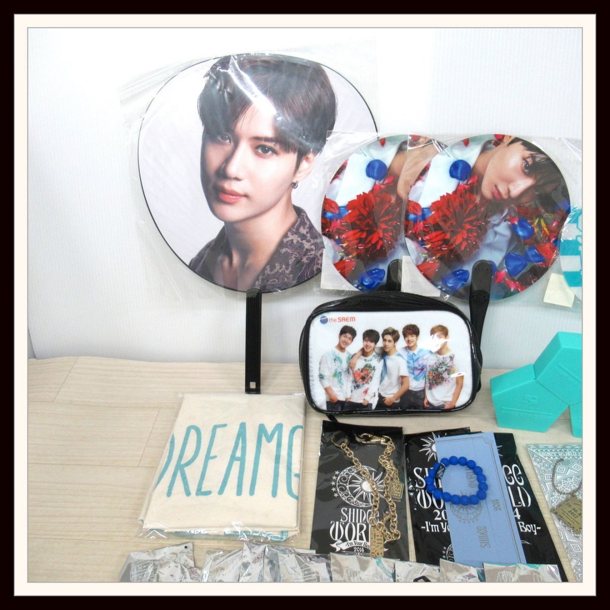 SHINee グッズセット うちわ ラゲッジタグ ポーチ エコバッグ
