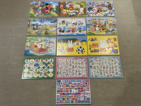 ジグソーパズル13枚セット アンパンマン ミッフィー ポケモン プーさん 世界の国旗大図鑑 ひらがな カタカナ しりとり ジグソーパズル 売買されたオークション情報 Yahooの商品情報をアーカイブ公開 オークファン Aucfan Com