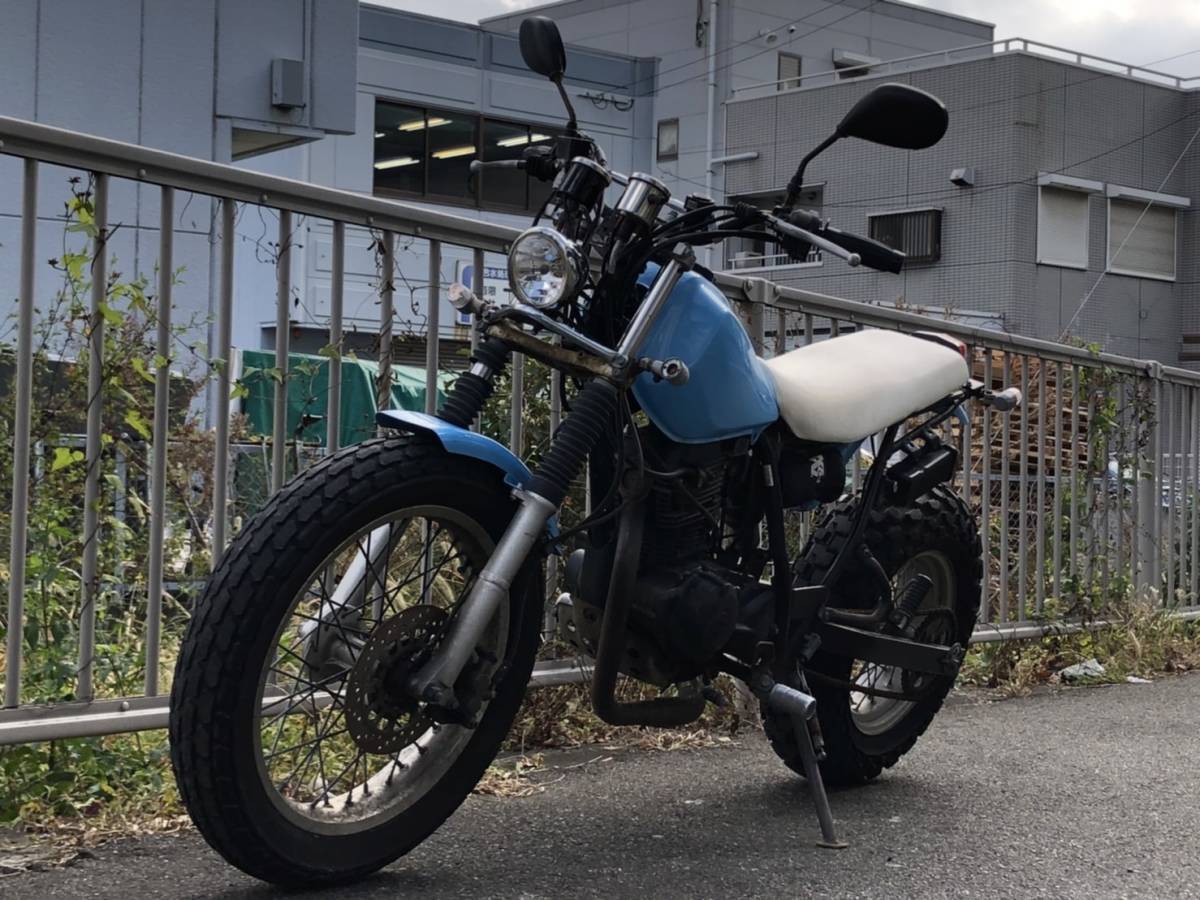 ヤマハ DG07J TW TW200 キムタク仕様ロンスイカスタムベースオフロード