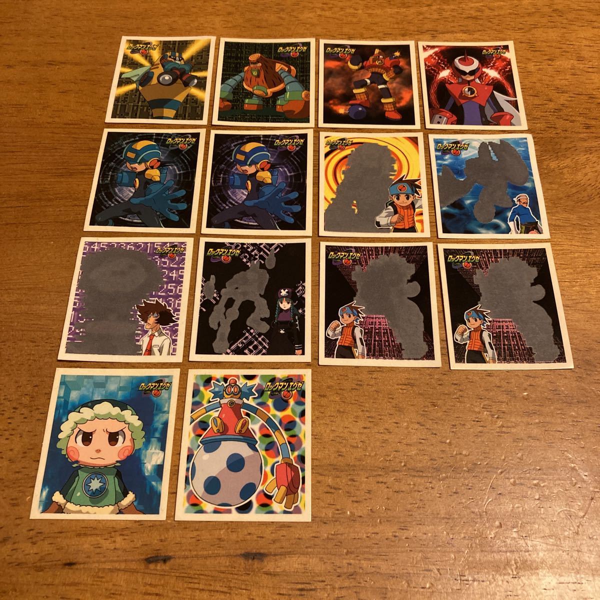 マイナーシール ロッテ ロックマン エグゼ ナッツウエハースチョコ 温感シール カプコン カード ステッカー ストリートファイター GBA _1