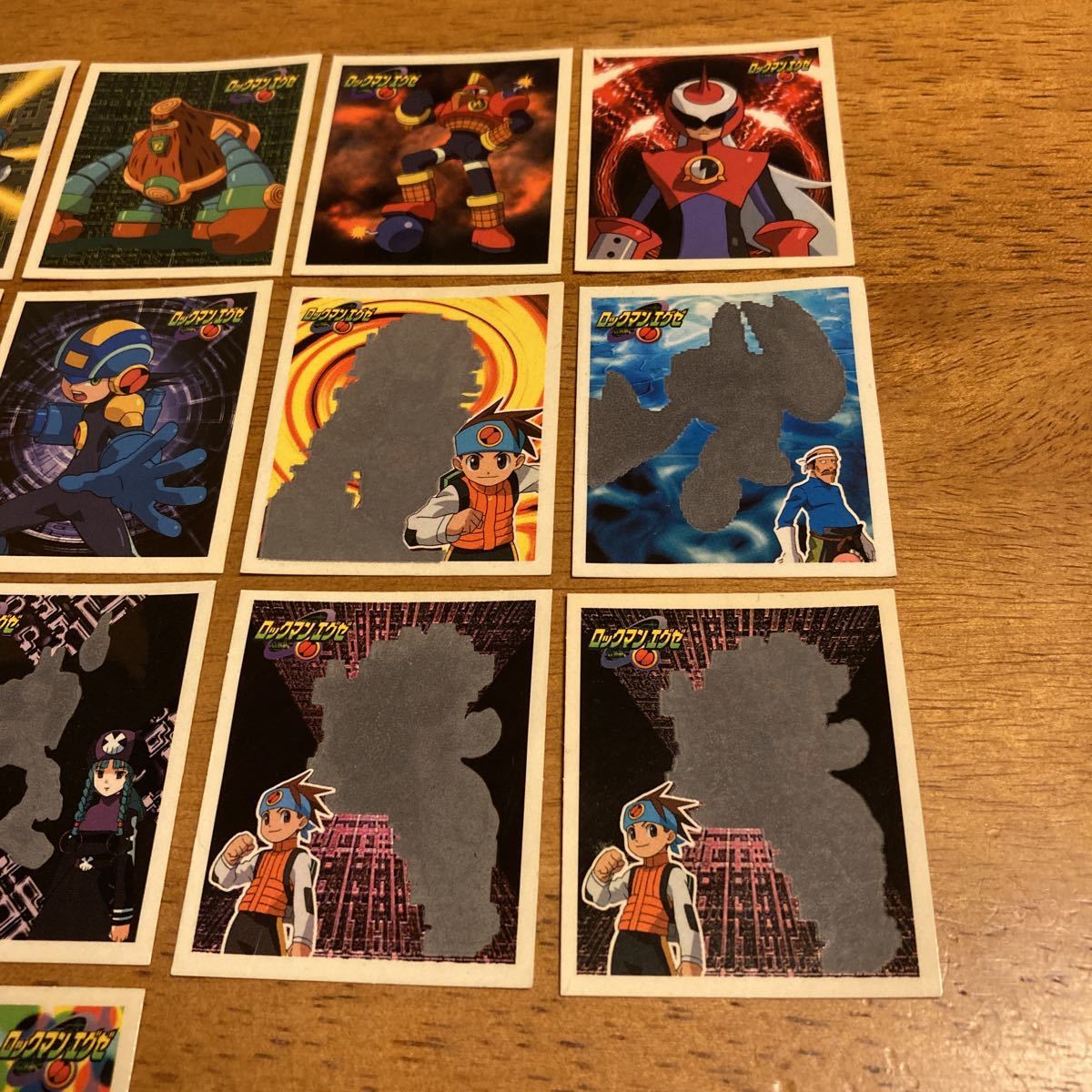 マイナーシール ロッテ ロックマン エグゼ ナッツウエハースチョコ 温感シール カプコン カード ステッカー ストリートファイター GBA _2