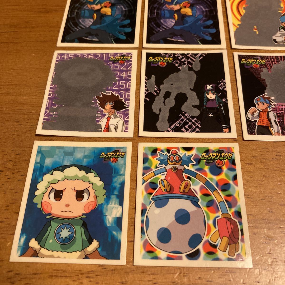 マイナーシール ロッテ ロックマン エグゼ ナッツウエハースチョコ 温感シール カプコン カード ステッカー ストリートファイター GBA _3