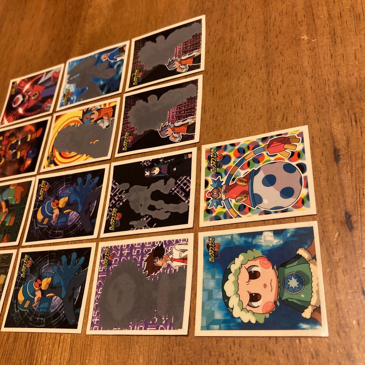 マイナーシール ロッテ ロックマン エグゼ ナッツウエハースチョコ 温感シール カプコン カード ステッカー ストリートファイター GBA _6