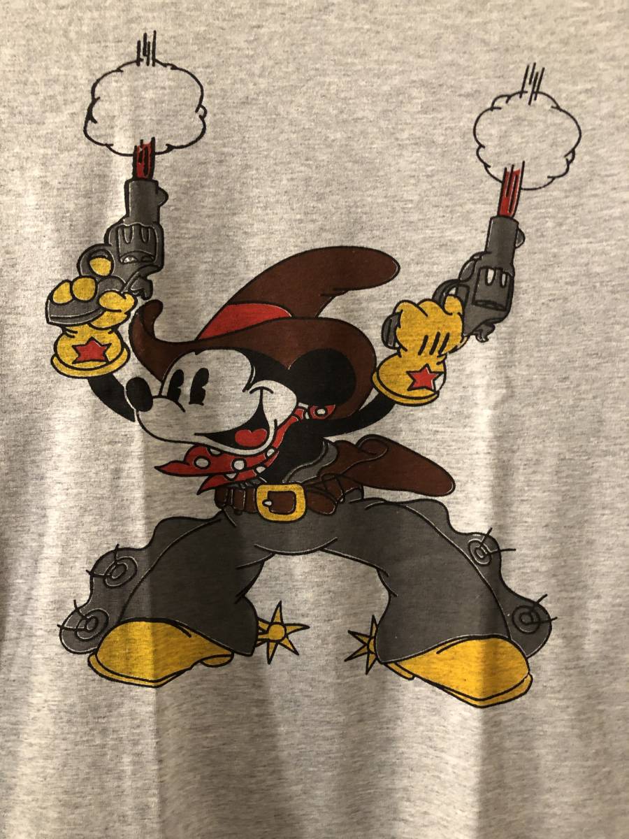 ミッキーマウス ビンテージスタイル 霜降り リンガーtシャツ アニメーション カウボーイ Mickey Gry イラスト キャラクター 売買されたオークション情報 Yahooの商品情報をアーカイブ公開 オークファン Aucfan Com