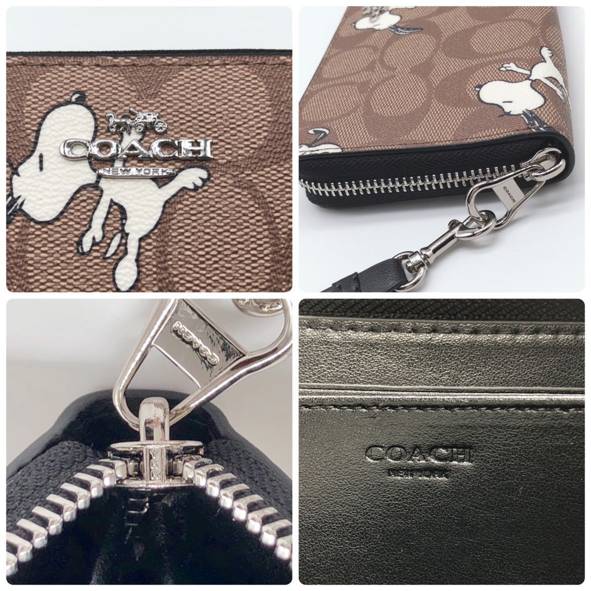 新品・未使用】COACH コーチ 長財布 C4596 シグネクチャー PEANUTS