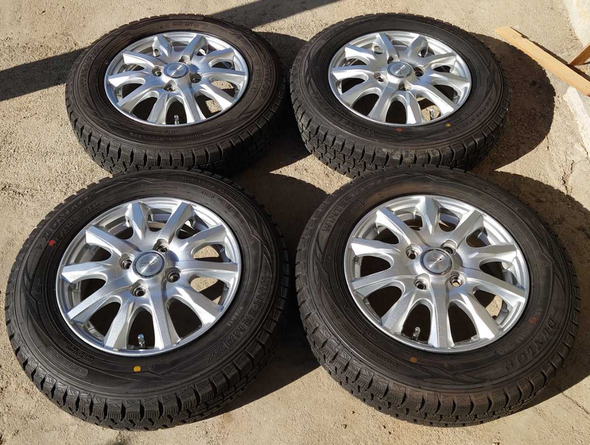 ダンロップ WINTER MAXX WM01 145/80R13 2018年製 9 10分山 