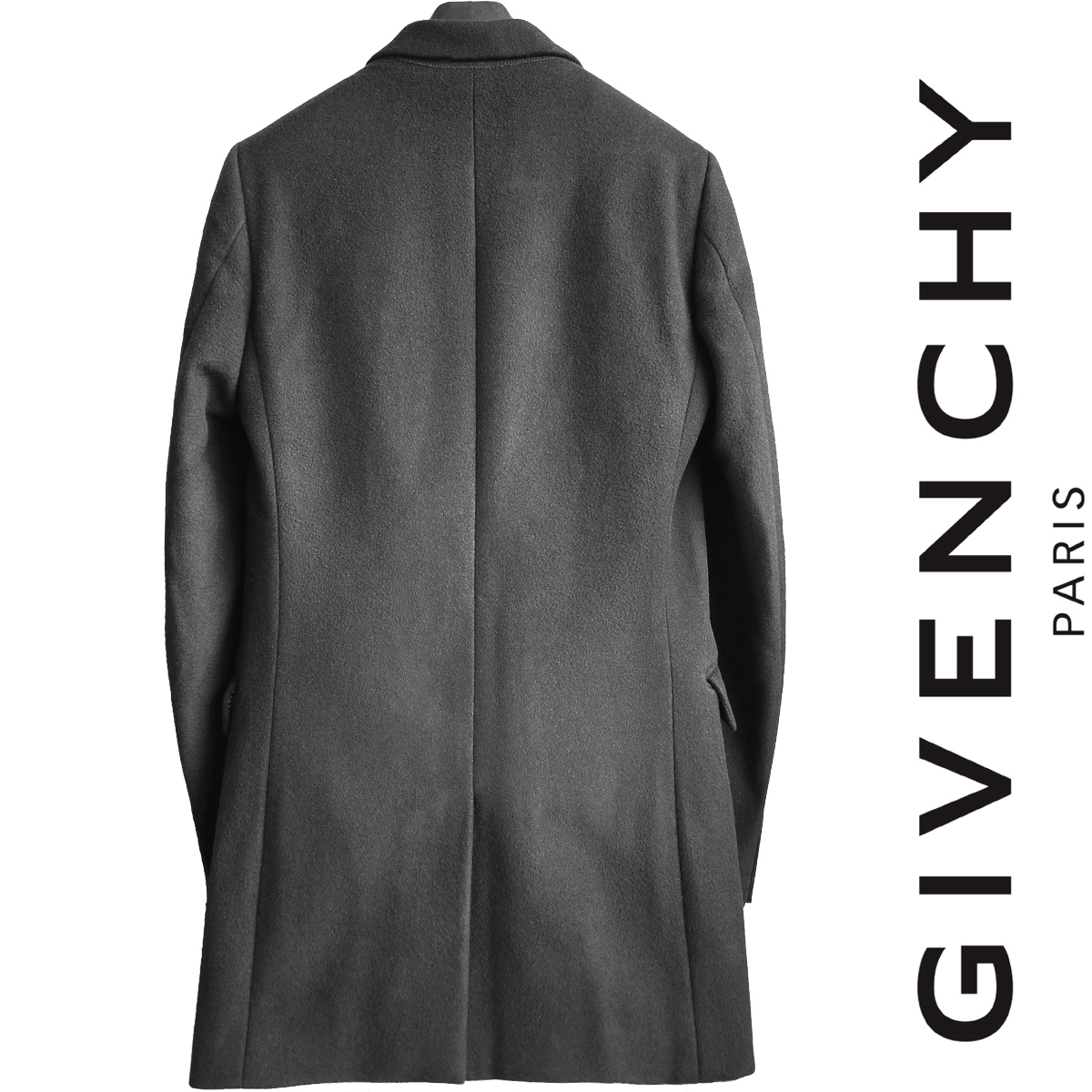 正規品 ジバンシー GIVENCHY ウールメルトン チェスターコート