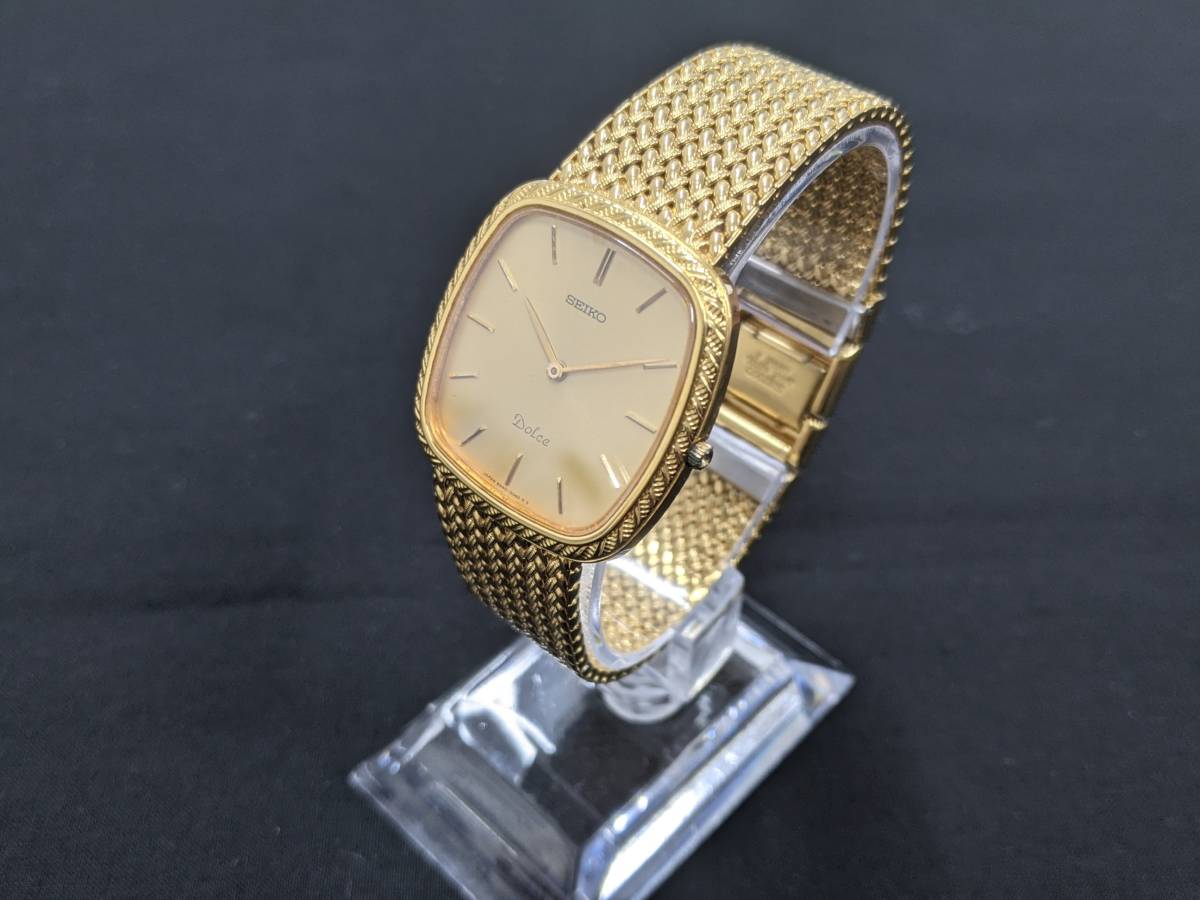 1円 SEIKO セイコー DOLCE ドルチェ 8N40-5040 メンズ 腕時計 クオーツ 