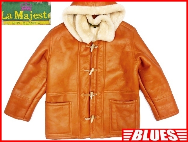 ファーコート 毛皮コート ラム ムートンコート フード付き キャメル  