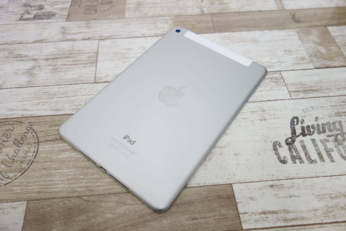 iPad mini 4 128GB シルバーSIMロック解除済Softbank Softbank SIMロック解除済 iPad mini 4 WiFi+Cellular 128GB MK772J/A