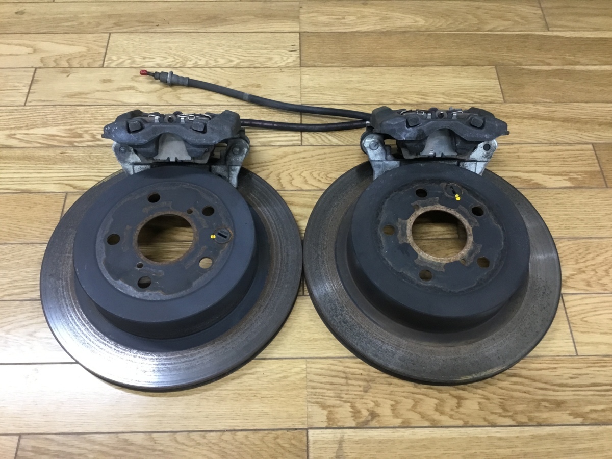 クラウンGWS204 ブレーキキャリパーフロントブレーキリアブレーキ 6 GWS204 クラウン 純正 リア キャリパー ブレーキローター 左右セット