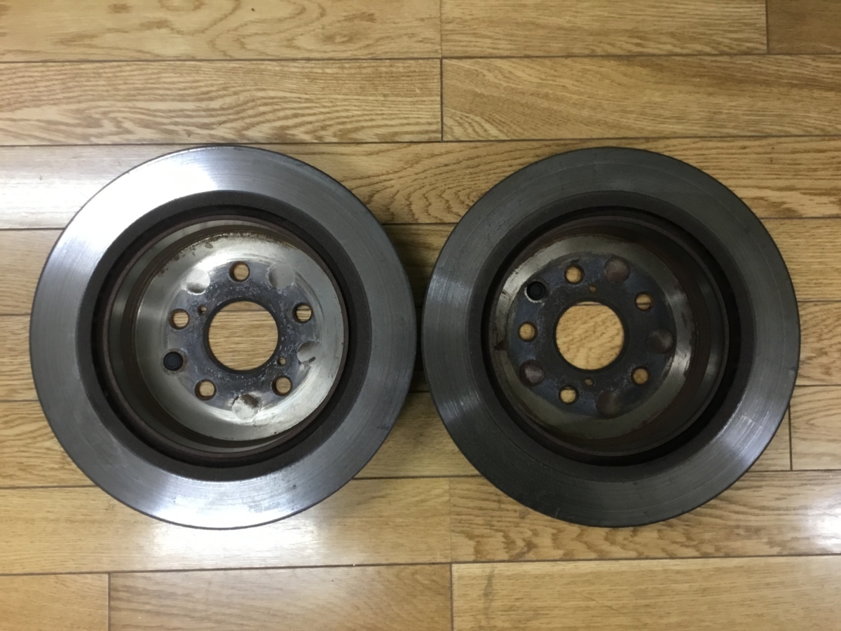 GWS204 クラウン 純正 リア キャリパー ブレーキローター 左右セット