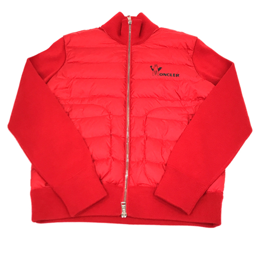中古・古着通販】MONCLER (モンクレール) MAYAダウンジャケット オレンジ サイズ:1｜ブランド・古着通販 トレファク公式【TREFAC FASHION】スマホサイト モンクレール ダウン メンズ 赤 1サイズ S