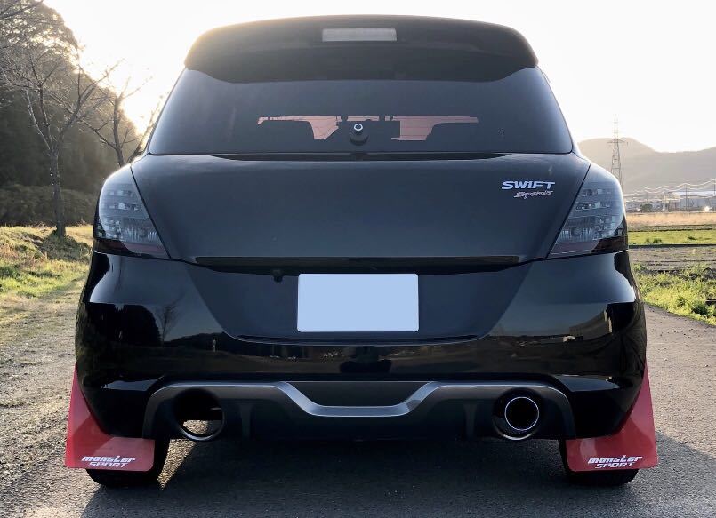 スイフトスポーツ zc32s マッドフラップ マッドガード 泥除け ブラック