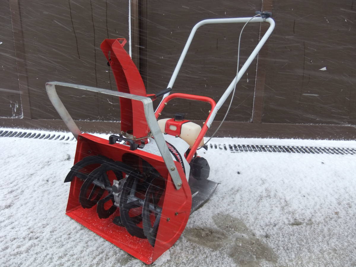 小川除雪機 ハンディーラッセル HR-452 小型 エンジン 軽量コンパクト 