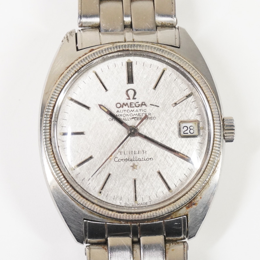 OMEGA オメガ 1960年代 手巻き式腕時計 （右）コンステレーション（左