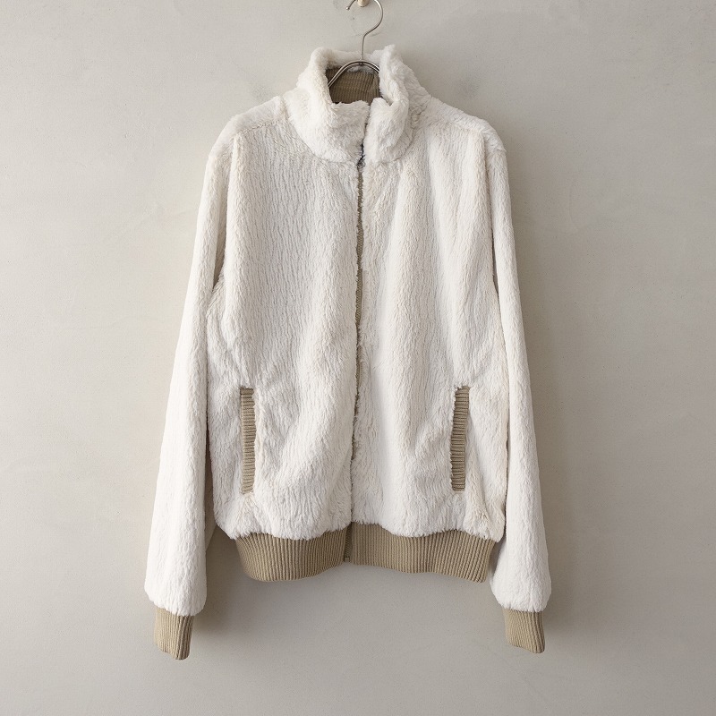 □パタゴニア Patagonia *ジップアップフェイクファージャケット*L 