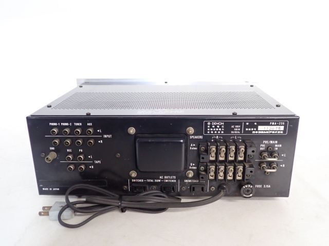 DENON PMA-235 プリメインアンプ(あ27) 希少品 名機 デンオン DENON