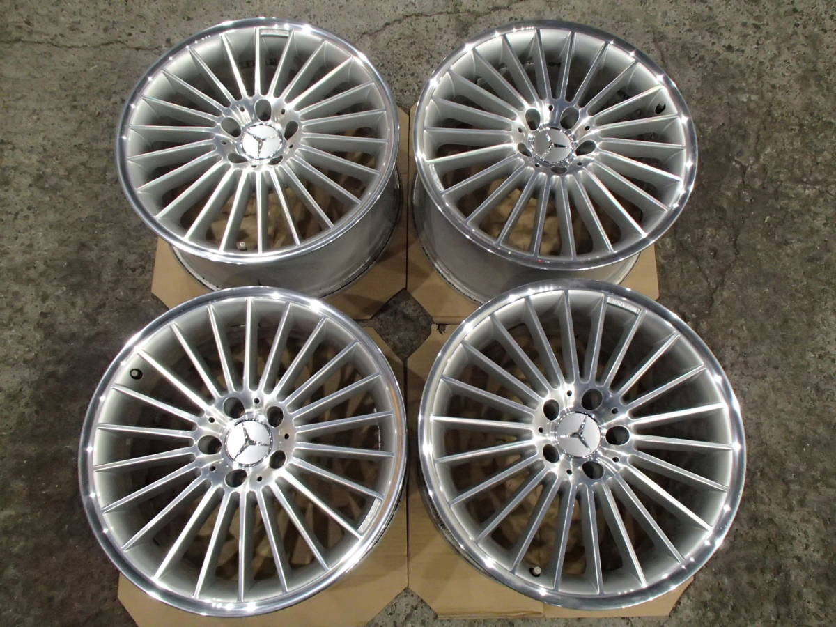 003】ホイールのみ4本 メルセデスベンツ SL55 R230 AMG純正18インチ 