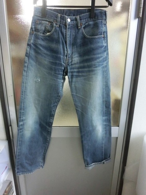 T【ウ-20】【80サイズ】ヴィンテージ復刻 リーバイス502XX ビッグE 
