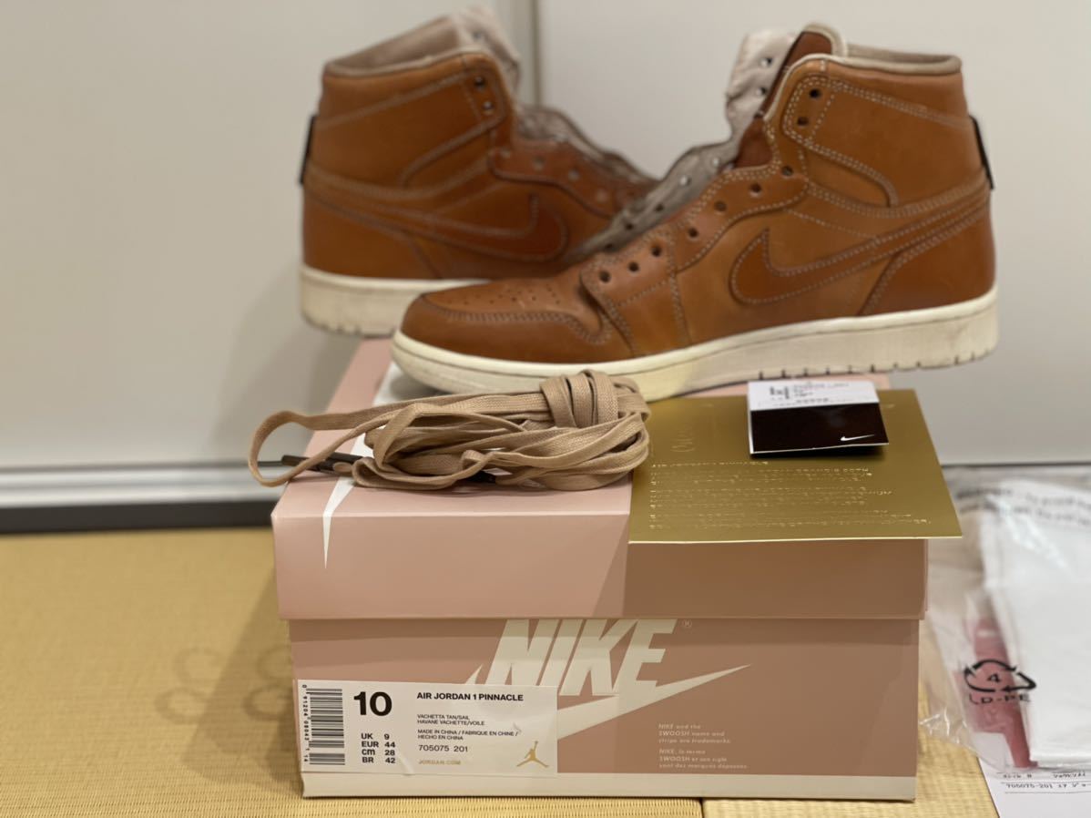  NIKE AIR JORDAN 1 PINNACLE バケッタタン ピナクル 28センチ US10 ジョーダン1 aj1(28.0cm)｜売買されたオークション情報、yahooの商品情報をアーカイブ公開 - オークファン 28.0cm
