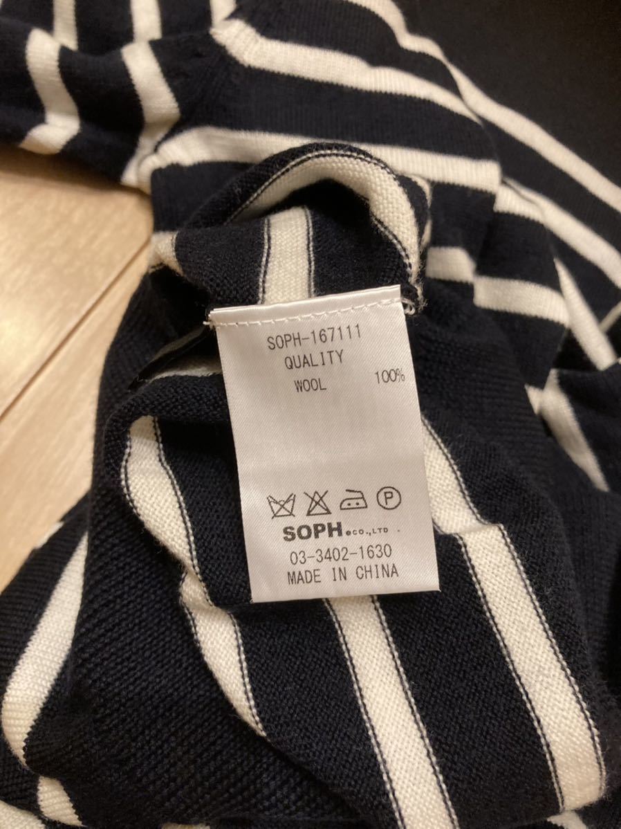 美品 SOPHNET ソフネット ニット スターエルボーパッチ付き 美品 SOPHNET ソフネット ニット スターエルボーパッチ付き