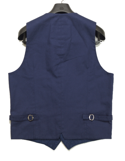 HACKETT LONDON ブルー ジレ ベスト Lサイズ
