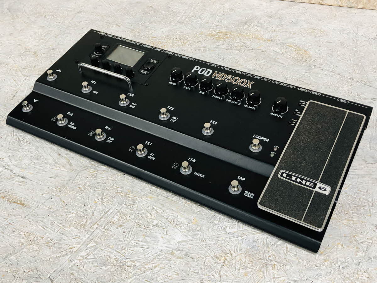 送料無料，人気セール LINE6 POD HD500X(マルチエフェクター)｜売買されたオークション情報、yahooの商品情報をアーカイブ公開 - オークファン エフェクター