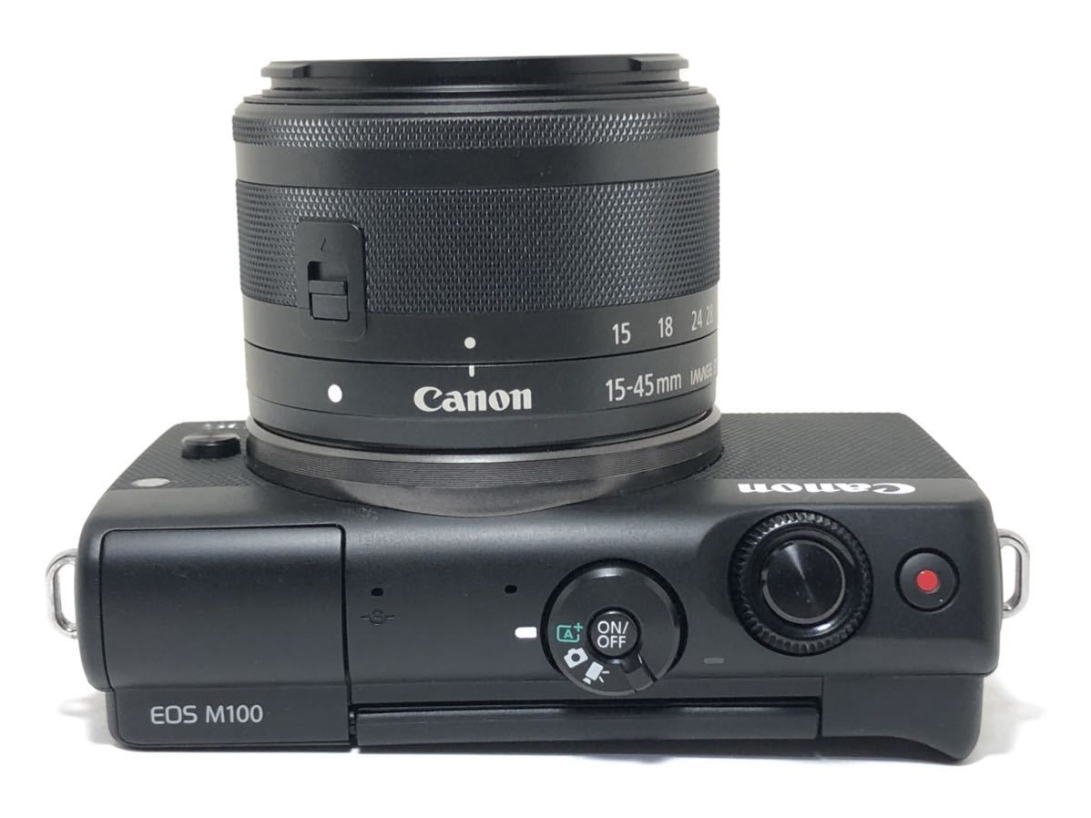 27【極美品・元箱 予備バッテリー付】Canon キヤノン EOS M100 ズーム