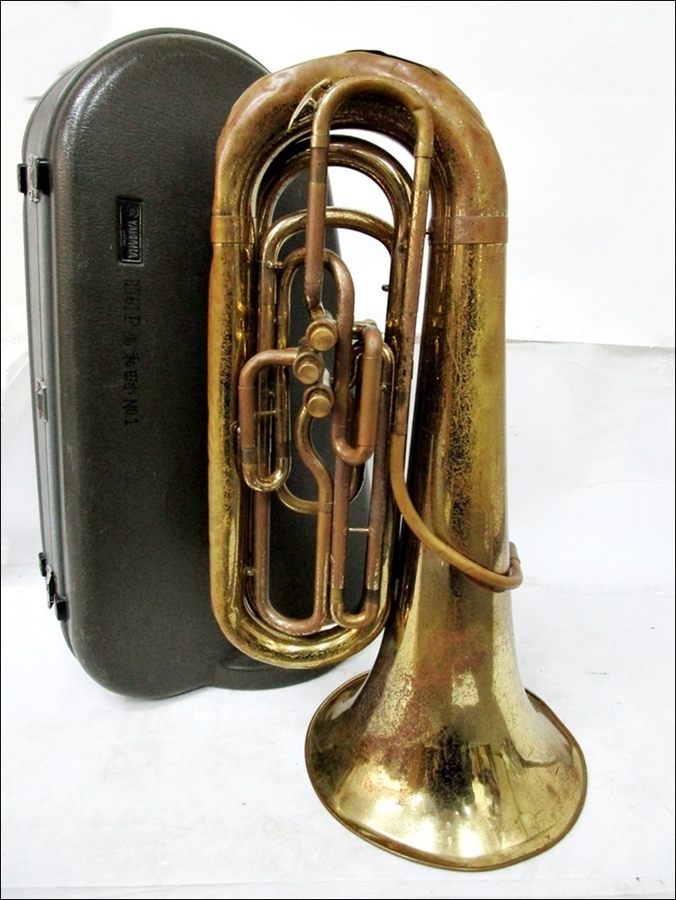 YAMAHA YBB-103 チューバ ヤマハ　テューバ　本体 ハードケース付 17 41-457509-24 [S]【音出し確認済】YAMAHA ヤマハ YBB-103 チューバ