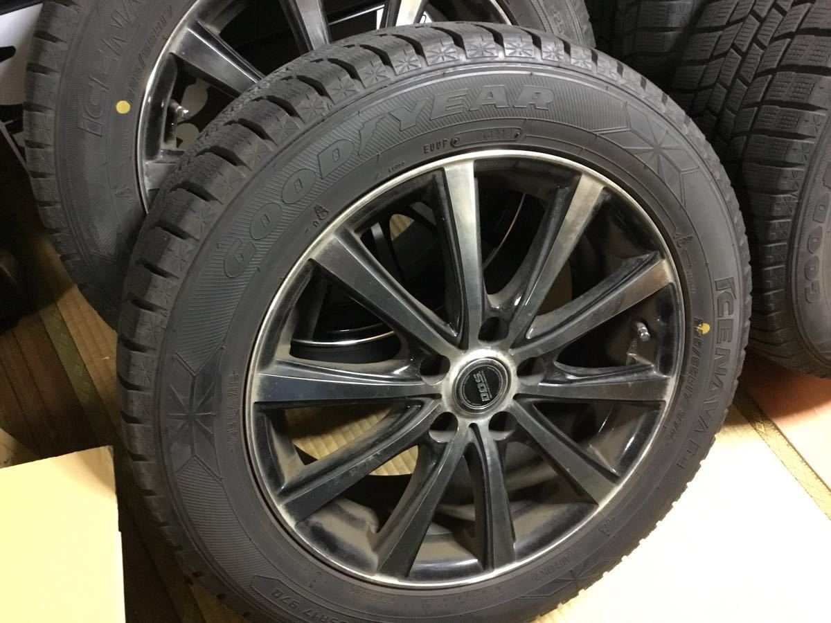 スタッドレス ホイール セット GOODYEAR ICENAVI 225/55R17 97Q