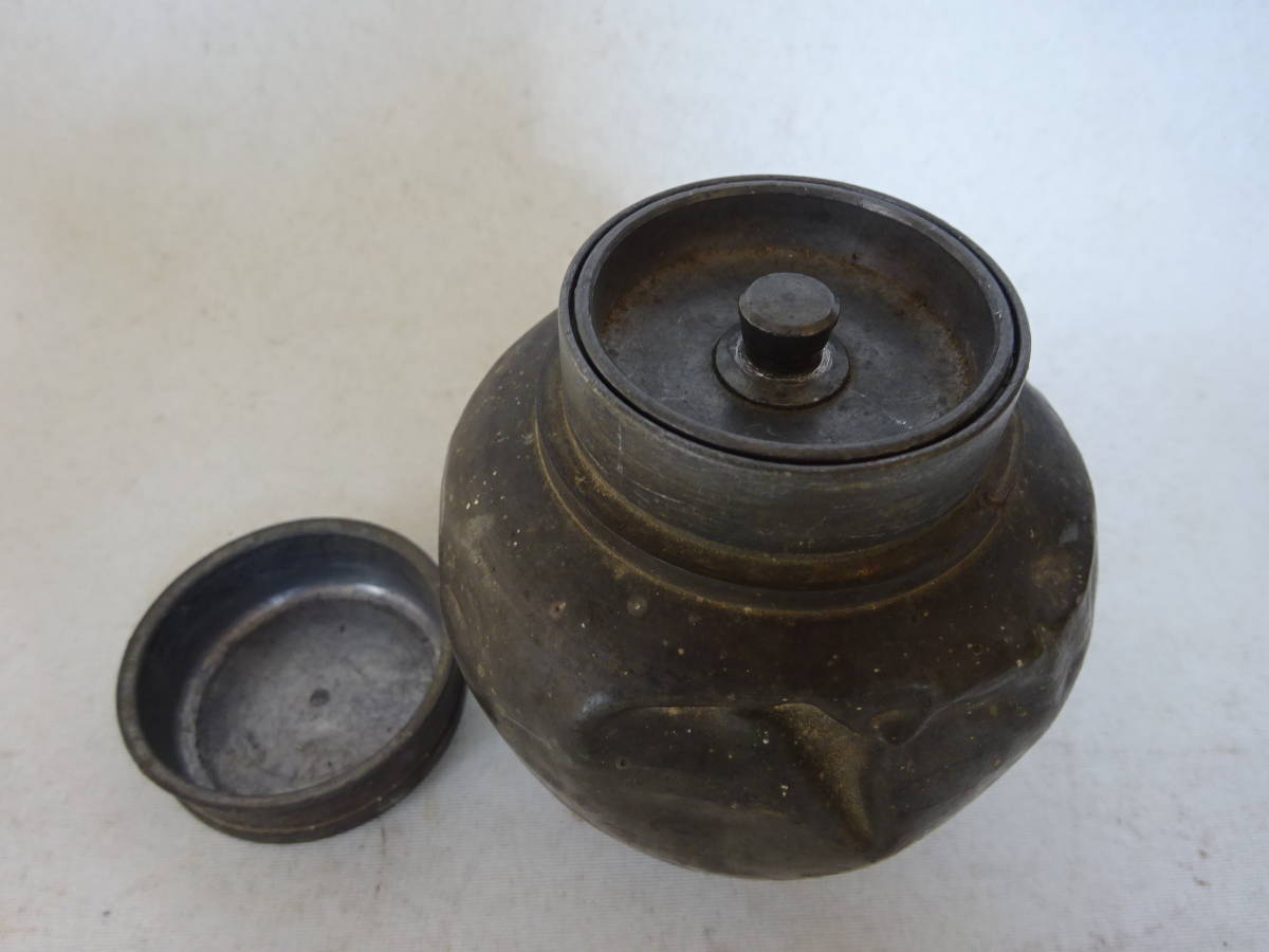 煎茶道具 中国古玩 唐物 茶心壷 古錫造 茶壷 公式通販