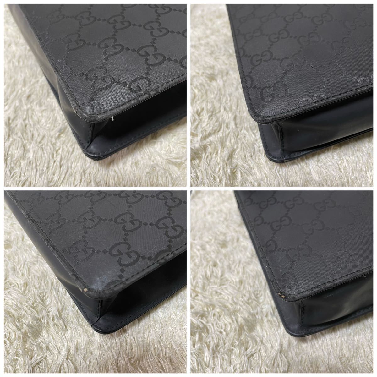 1円 〈極稀品〉 グッチ GUCCI ビジネスバッグ ブリーフケース GG柄