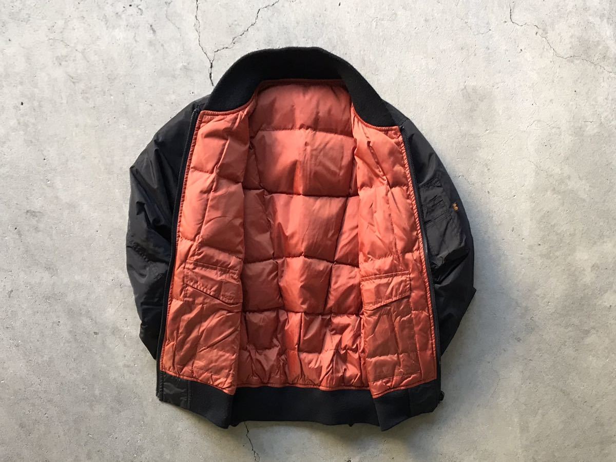 ALPHA INDUSTRIES リバーシブル仕様 中綿ダウン MA-1フライト 