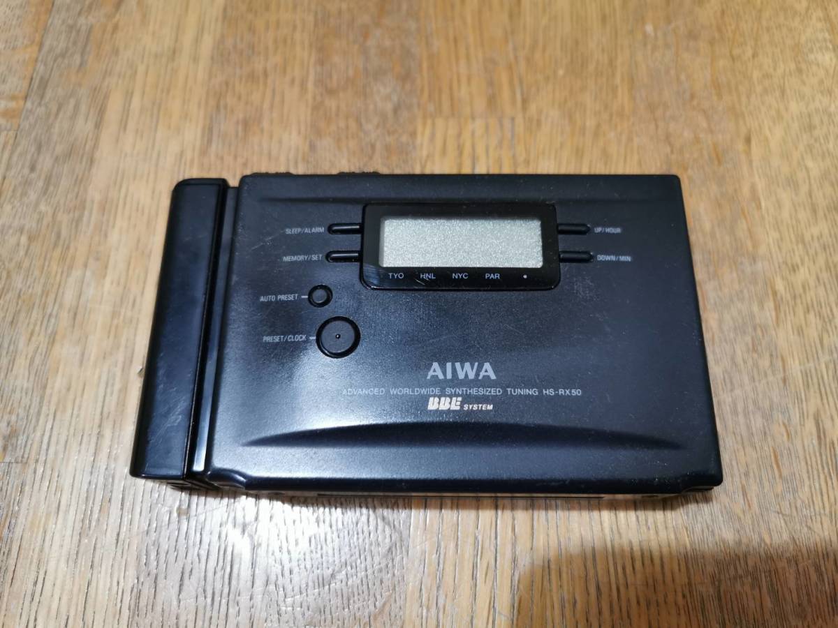 大量入荷 AIWA アイワ ポータブルカセットプレーヤー HS-RX50 本体のみ 