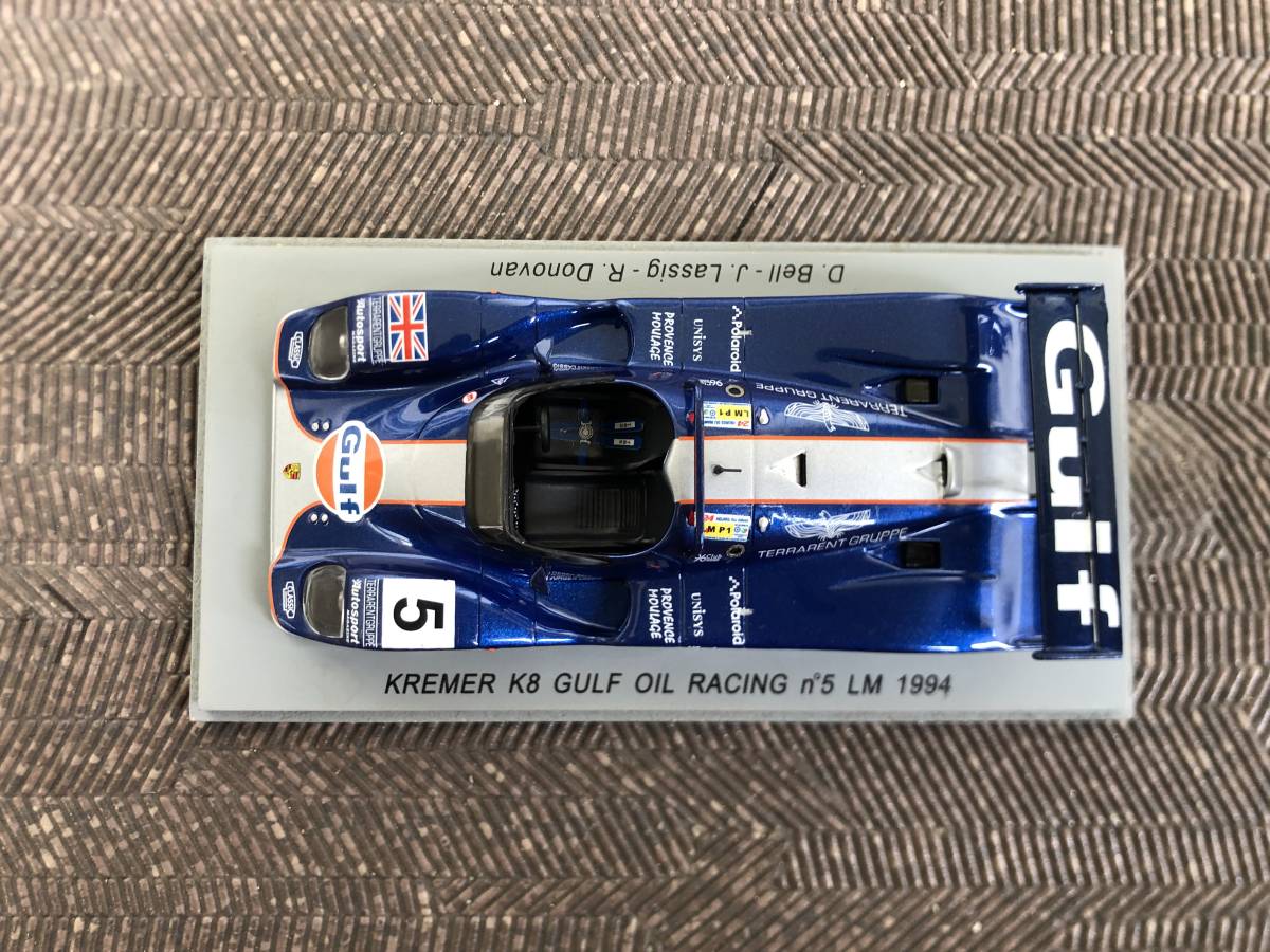 Miniature Spark Kremer K8 – Le Mans 1996 – N°16 – Copelli Agusta Pompidou – 1/43 (Occasion)