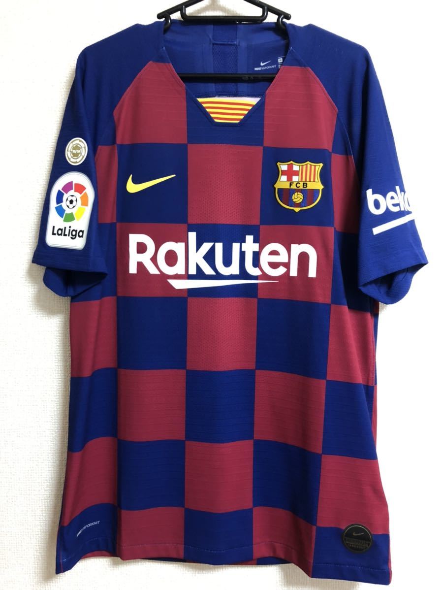 【本人着用サイズ】19-20 バルセロナ メッシ　オーセンティックユ二フォーム バルセロナ メッシ 19⁄20 DUGOUT レプリカ オーセンティック