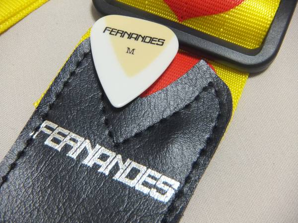 ◇FERNANDES イエローハート ギター ストラップ◇hide X JAPAN