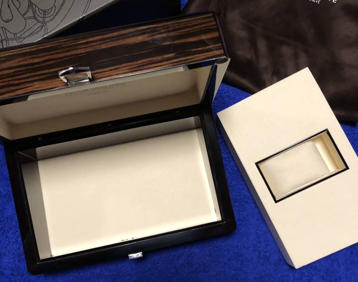 パテックフィリップ PATEK PHILIPPE 空箱 木目 鏡面 化粧箱 箱 ボックス ケース パテック・フィリップ 収納ケース ノーチラス 2_3