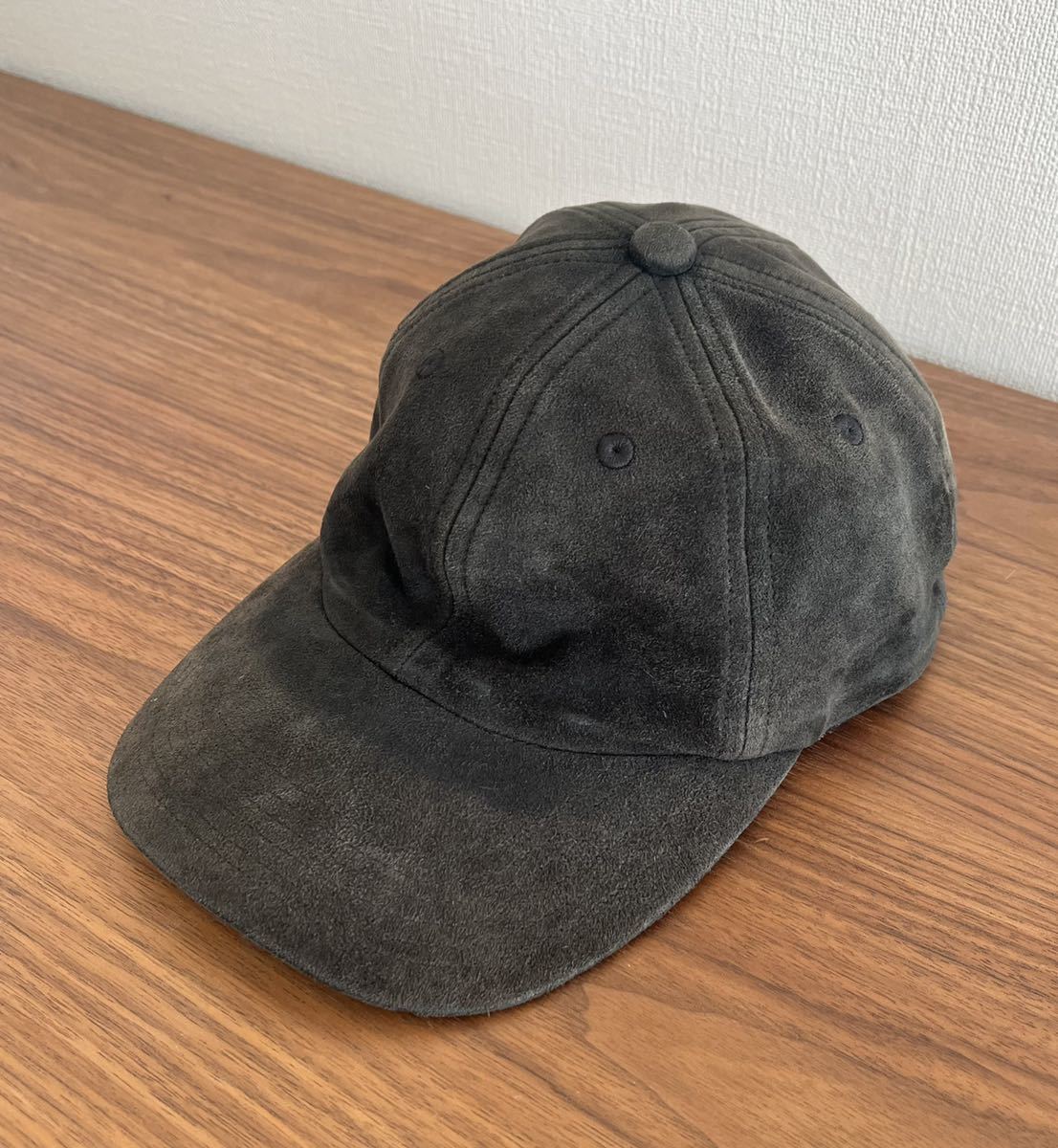 【超激得，定番】 KIJIMA TAKAYUKI キジマタカユキ スエードベースボールキャップ サイズ FREE スウェード ブラック レザー CAP(野球帽)｜売買されたオークション情報、yahooの商品情報をアーカイブ公開 - オークファ 野球帽