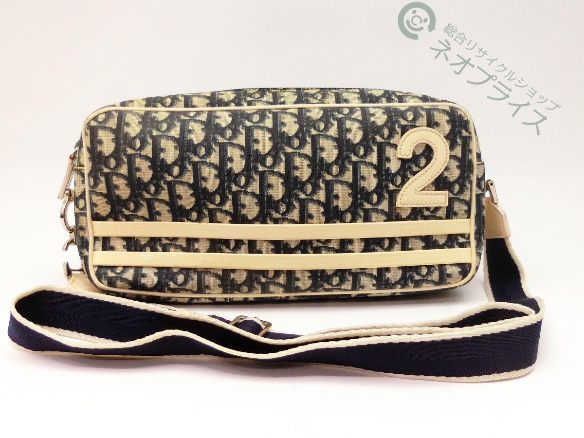 ◆Y4517 Dior ディオール トロッター ロゴ金具 キャンバス ショルダー バッグ Dior トロッター クリスチャンディオールChristian トロッターの人気アイテム - メルカリ