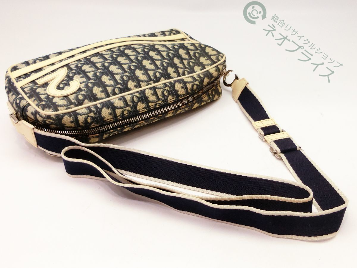 ◆Y4517 Dior ディオール トロッター ロゴ金具 キャンバス ショルダー バッグ Dior トロッター クリスチャンディオールChristian トロッターの人気アイテム - メルカリ